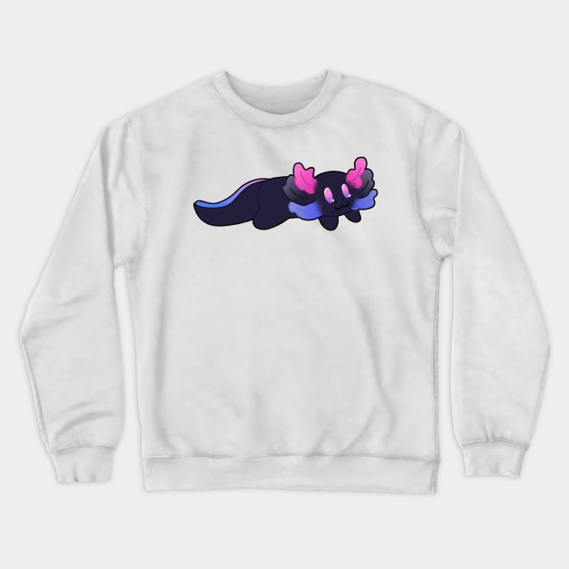 Axolotl Fish cute Crewneck Sweatshirt by meryrianaa